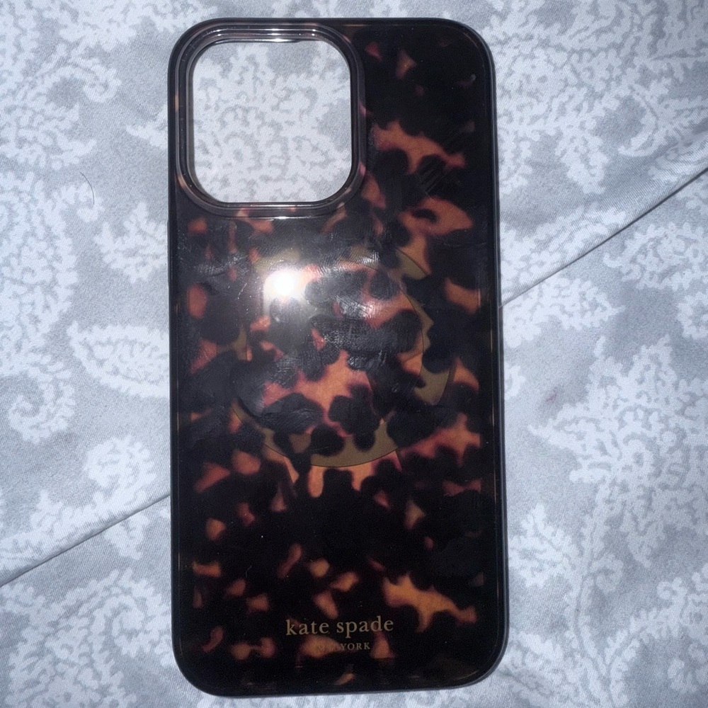 Kate Spade iPhone Cheetah Print Hard Phone Case | $9